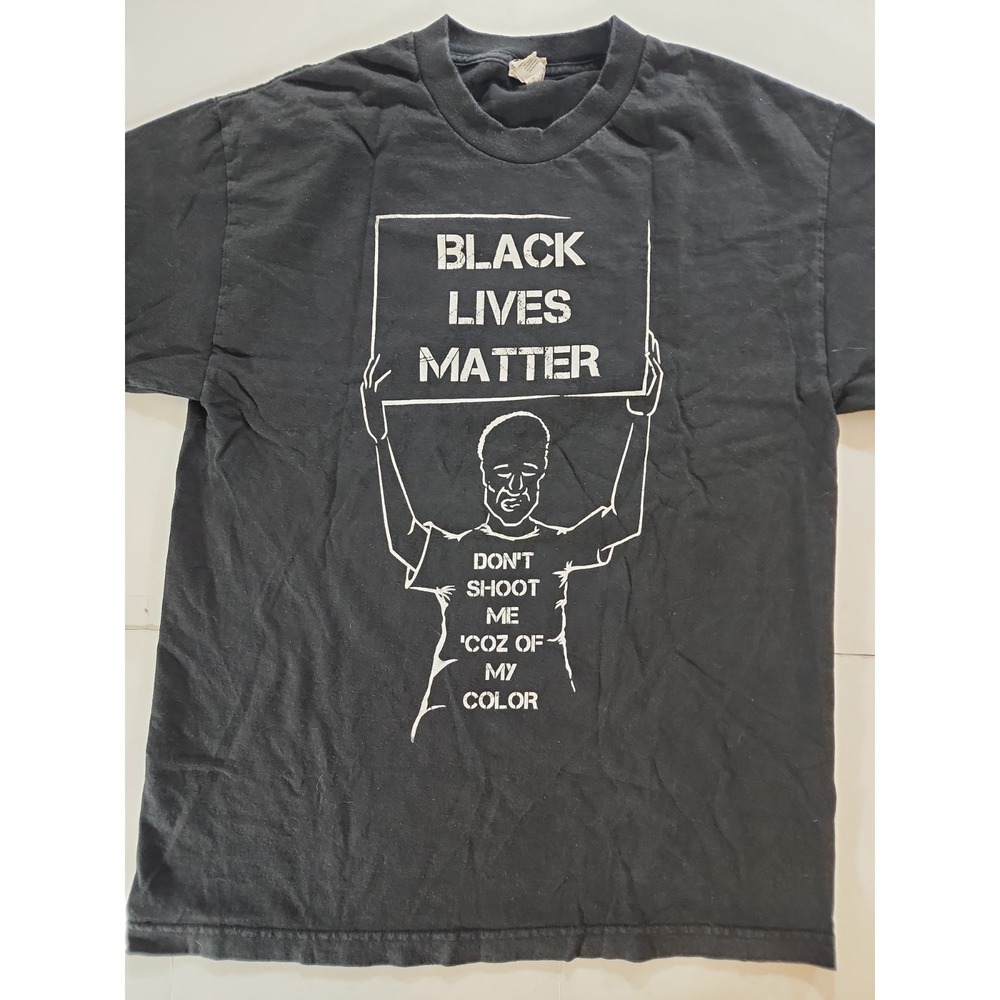 Black Lives Matter Memorial Graphic T-Shirt L George Floyd Breonna Taylor Shirt